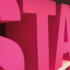 polystyrene grande lettres fluo