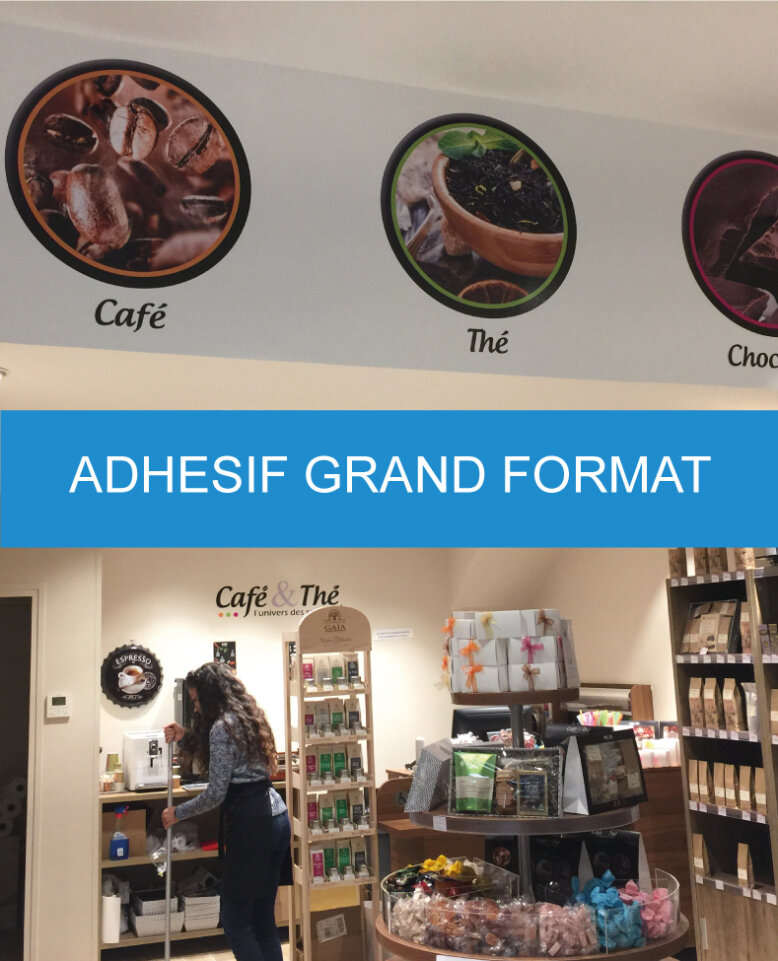 adhésif grand format