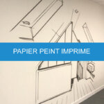 papier peint imprimé pré encollé