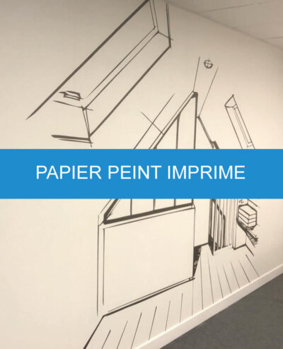 papier peint imprimé pré encollé